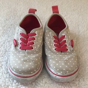 Toddler girls, Vans shoes, size 6.5